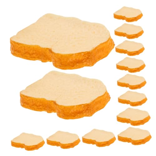 Toyvian 20 Stück Teiliges Realistische Brotscheiben Modell Detailgetreue Künstliche Toastscheiben für Fotografie Dekoration Puppenhaus Kreative Medienrequisiten Vielseitige Dekoideen Toyvian 20 Stück Teiliges Realistische Brotscheiben Modell Detailgetreue Künstliche Toastscheiben für Fotografie Dekoration Puppenhaus Kreative Medienrequisiten Vielseitige Dekoideen von Toyvian