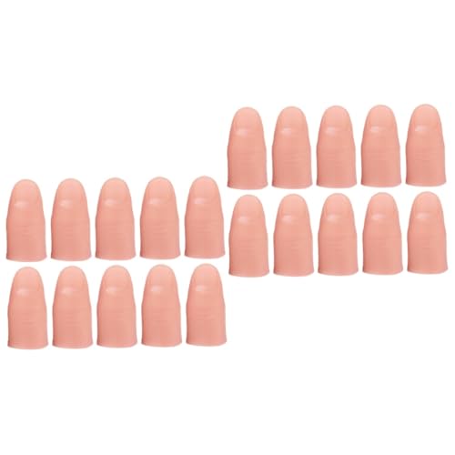 Toyvian 20 Stück Teiliges Realistische Finger Cover Toys Hautfarbe Lustige Trickspielzeuge für Flexible Simulation Falscher Finger als Bühnenrequisiten und Partyspaß Toyvian 20 Stück Teiliges Realistische Finger Cover Toys Hautfarbe Lustige Trickspielzeuge für Flexible Simulation Falscher Finger als Bühnenrequisiten und Partyspaß von Toyvian