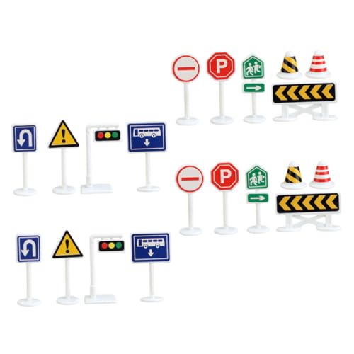 Toyvian 20 Stück Teiliges Straßenverkehrszeichen für Realistische Verkehrsschilder für Kreative Rollenspiele und Verkehrssicherheit im Kindergarten und Zuhause Toyvian 20 Stück Teiliges Straßenverkehrszeichen für Realistische Verkehrsschilder für Kreative Rollenspiele und Verkehrssicherheit im Kindergarten und Zuhause von Toyvian
