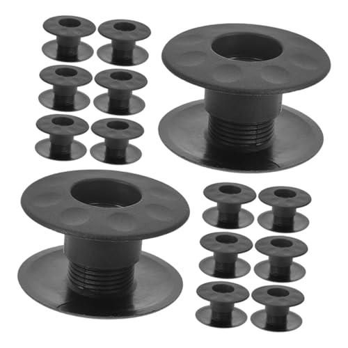 Toyvian 20stücke Tischfußballbuchsen Lagerstangen Für Spiele Zubehör Schwarzer Kunststoff Ersatzteile Lager Für Tischfußballbrettlager Stangenhalterungen von Toyvian