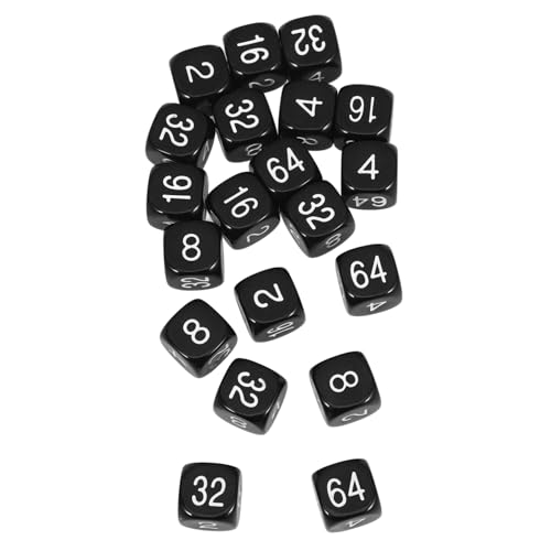 Toyvian 20 Stück Würfel Lehren Requisiten Unterhaltungswürfel Würfel Würfel Spiel Würfel Kleine Würfel Requisiten Lustige Kleine Würfel Schulspiele 6-seitiger Würfel Einsen Acryl Schwarz Toyvian 20 Stück Würfel Lehren Requisiten Unterhaltungswürfel Würfel Würfel Spiel Würfel Kleine Würfel Requisiten Lustige Kleine Würfel Schulspiele 6-seitiger Würfel Einsen Acryl Schwarz von Toyvian