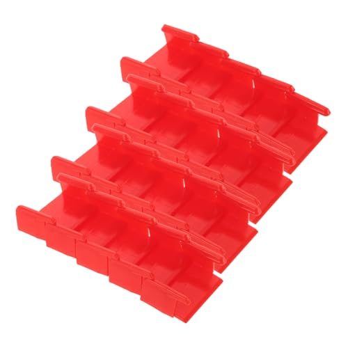 Toyvian 20 Stück Zubehör Verfolgen Kreuzung Eisenbahn Kreuzen Spuren Für Zug Züge Gleisbauer Unterstützung Anschlüsse Track-Clips Schienen Plastik Rot Toyvian 20 Stück Zubehör Verfolgen Kreuzung Eisenbahn Kreuzen Spuren Für Zug Züge Gleisbauer Unterstützung Anschlüsse Track-Clips Schienen Plastik Rot von Toyvian