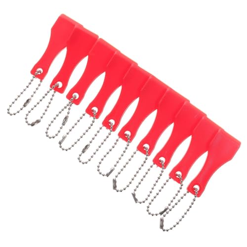 Toyvian 20 Stück -rubbel Fahrkartenschaber Scratch-Tool Für Ticket Ticketkratzer Ticket-Scratcher-Tool Kratzerwerkzeug Lottoschein-Scratcher-Tool -Scratcher Rot Plastik von Toyvian