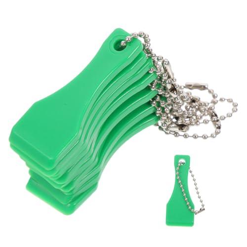 Toyvian 20 Stück -rubbel Scratch-Tool Für Ticket Ticketkratzer Ticket-Scratcher-Tool Fahrkartenschaber Lottoschein-Scratcher-Tool Kratzerwerkzeug -Scratcher Plastik Green von Toyvian