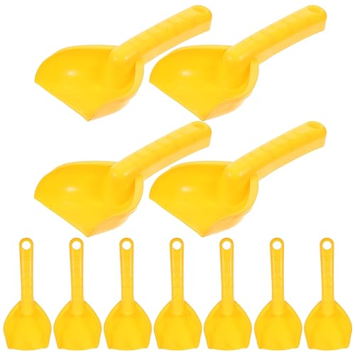 Toyvian 20 Stück tragbare Strandschaufel gartenwerkzeug Outdoor klein Sandkasten Scoop Strandspielzeug für den Strand Sandspielzeug für den Strand Plastik Yellow von Toyvian