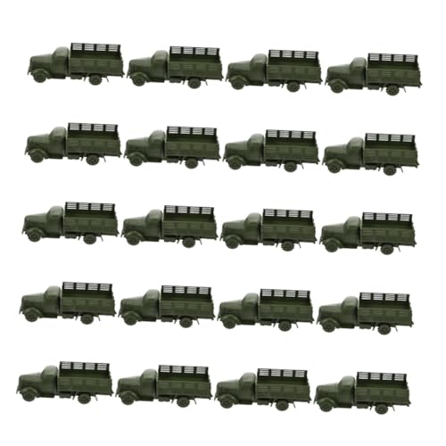 Toyvian 20 Stücke LKW Modell LKW Sand Tisch Realistische Szene Transport Fahrzeug Modell Pädagogisches Decor von Toyvian