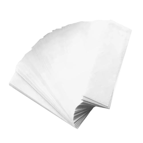 Toyvian 200 Stück Blatt Instrumentenreinigungspad Instrumentenzubehör Einfach Pads Unterlage Saxophon Reinigungsset Klarinettenzubehör Saxophonreiniger Papier Weiß von Toyvian