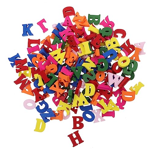 Toyvian Alphabet-Ornamente 200 Stück Holzbuchstabenblöcke Bastelbuchstaben Zur Dekoration An Der Montierbare Alphabet-initialen Für Teenager Toyvian Alphabet-Ornamente 200 Stück Holzbuchstabenblöcke Bastelbuchstaben Zur Dekoration An Der Montierbare Alphabet-initialen Für Teenager von Toyvian