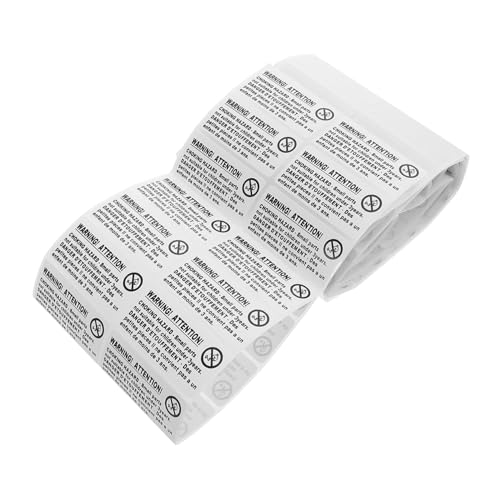 Toyvian 200St Anti-Erstickungs-Etikett Künstlerbedarf, Tintenfach Perlen Ersticken Warnaufkleber Aufkleber kleine Warnschilder zur Erstickungsgefahr kleine Warnaufkleber Toyvian 200St Anti-Erstickungs-Etikett Künstlerbedarf, Tintenfach Perlen Ersticken Warnaufkleber Aufkleber kleine Warnschilder zur Erstickungsgefahr kleine Warnaufkleber von Toyvian
