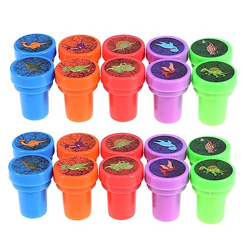 Toyvian Stempelspielzeug Für Kinder 20-teiliges Tierstempel-Set Mit Dinosaurier- Kreativ Für Runde Stempel Ideal Zum Spielen Toyvian Stempelspielzeug Für Kinder 20-teiliges Tierstempel-Set Mit Dinosaurier- Kreativ Für Runde Stempel Ideal Zum Spielen von Toyvian