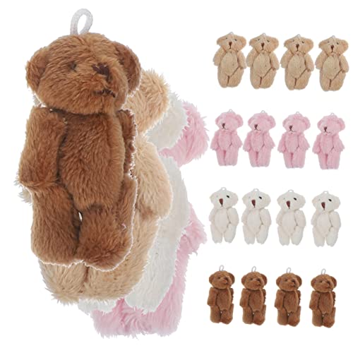 Toyvian Miniaturbären Für Babyparty 20 Stück Bären Plüschtiere Zum Basteln Bären-großpackung von Toyvian