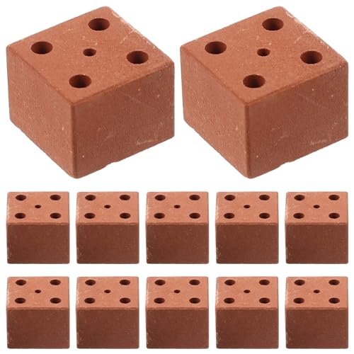 Toyvian 20St Mini-Steine kommerziell dekoratives Backsteinmodell Miniaturen Gitter bastelsets+für+ bastel Set für Micro Landscape Decor Mikro-Landschaftsziegel Ton Brennen Toyvian 20St Mini-Steine kommerziell dekoratives Backsteinmodell Miniaturen Gitter bastelsets+für+ bastel Set für Micro Landscape Decor Mikro-Landschaftsziegel Ton Brennen von Toyvian