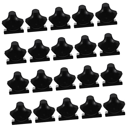 Toyvian 20stücke Mini Schmuckdisplay Für Puppen Multifunktionale Halsketten Ständer Für Spielzeug Accessoires Und Puppenhaus-Dekoration von Toyvian