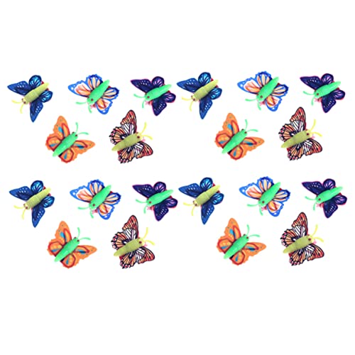 Toyvian 20pcs Schmetterling Spielzeug Modell Schmetterlinge En Pull Entlang Spielzeug Simulation Schmetterlinge Auto von Toyvian