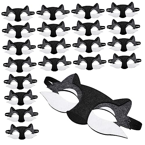 Toyvian 20St Wolfsmaske aus Filz Wolf-Geburtstagsparty-Gastgeschenk Fete Loup Horror halloween masken halloweenmaske Halloween-Maske halloween umhang tierische Maske Halbmaske Wolf gefühlt Toyvian 20St Wolfsmaske aus Filz Wolf-Geburtstagsparty-Gastgeschenk Fete Loup Horror halloween masken halloweenmaske Halloween-Maske halloween umhang tierische Maske Halbmaske Wolf gefühlt von Toyvian