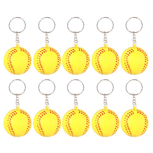 Toyvian 20 Stücke Gelb Baseball Schlüsselanhänger PU Schaum Sport Schlüsselring Dekorativ für Kinder Partygeschenk Schlüsselanhänger Toyvian 20 Stücke Gelb Baseball Schlüsselanhänger PU Schaum Sport Schlüsselring Dekorativ für Kinder Partygeschenk Schlüsselanhänger von Toyvian