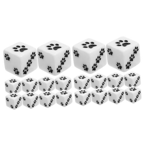 Toyvian 20stücke Cartoon Paw Design Harz Würfel Seitige Bildungswürfel Für Tischspiele Und Unterricht Für Partys Toyvian 20stücke Cartoon Paw Design Harz Würfel Seitige Bildungswürfel Für Tischspiele Und Unterricht Für Partys von Toyvian