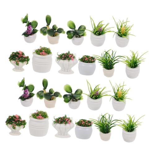 Toyvian 22 Stück Teiliges Miniatur-Pflanzen- Realistische Bonsai und Blüten Pflegefrei als Puppenhausdekoration und Mini-gartenzubehör für Kleine Räume Vielseitige Gestaltungsmöglichkeiten Toyvian 22 Stück Teiliges Miniatur-Pflanzen- Realistische Bonsai und Blüten Pflegefrei als Puppenhausdekoration und Mini-gartenzubehör für Kleine Räume Vielseitige Gestaltungsmöglichkeiten von Toyvian