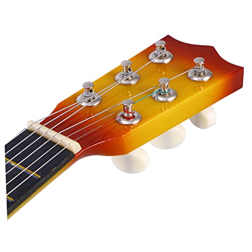 Toyvian 23 Gitarrenspielzeug kinderinstrumente musikinstrumente Musikinstrument Kinderfreundliches Musikinstrument Gitarre tragbare Gitarre Holzgitarre Hölzern von Toyvian