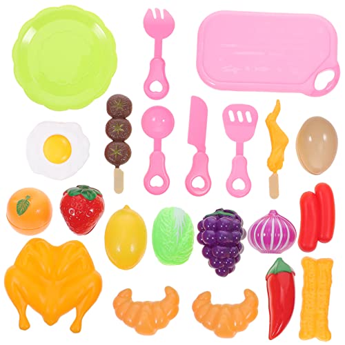 Toyvian 23st Simuliertes Obst Und Gemüse Vorgeben, EIN Schneidespielzeug Zu Sein Bildungsspielzeug Bildungsbedarf Küchenspielzeug Gemüsespielzeug Für Die Küche Kinderspielzeug Abs Toyvian 23st Simuliertes Obst Und Gemüse Vorgeben, EIN Schneidespielzeug Zu Sein Bildungsspielzeug Bildungsbedarf Küchenspielzeug Gemüsespielzeug Für Die Küche Kinderspielzeug Abs von Toyvian