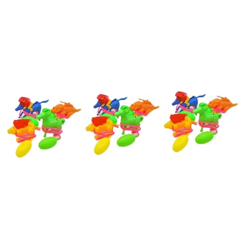 Toyvian 24 STK Luftdruckspringender Frosch Luftdruck Frosch Spielzeug Frosch-Tier-Modell Spielzeug Drücken Pferd Springendes Spielzeug Blippy Spielzeug Kind Stressball PVC Nostalgie von Toyvian