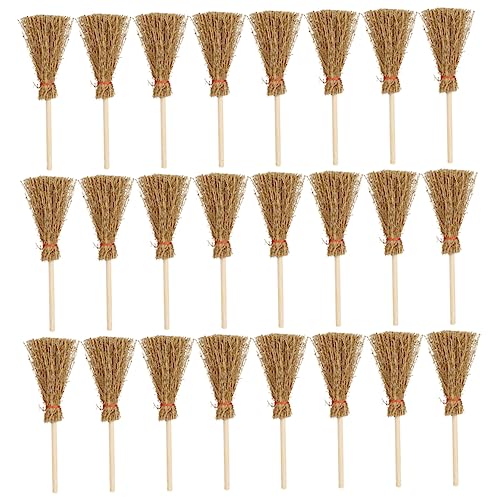 Toyvian 24 Stück Gartenabzieher Haushaltsbesen Mini Hexenbesen Fensterreiniger Wischmopp Spielzeugzimmer Der Besen Minibesen Strohbesen Miniaturbesen Faltbesen Besenstiel Kiefernholz Toyvian 24 Stück Gartenabzieher Haushaltsbesen Mini Hexenbesen Fensterreiniger Wischmopp Spielzeugzimmer Der Besen Minibesen Strohbesen Miniaturbesen Faltbesen Besenstiel Kiefernholz von Toyvian