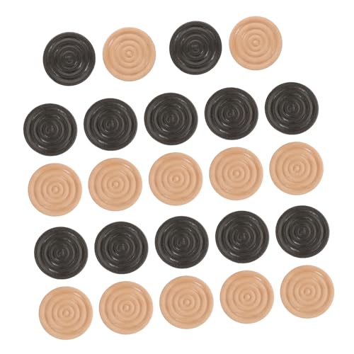 Toyvian 24 Stück Holzkäfer Brettspiele Dame Backgammon-Sportspielzeug Massive Holzschachbretter Holz Dame Schachspiel aus Holz Zubehör für Brettspiele Schach kleines hölzern Toyvian 24 Stück Holzkäfer Brettspiele Dame Backgammon-Sportspielzeug Massive Holzschachbretter Holz Dame Schachspiel aus Holz Zubehör für Brettspiele Schach kleines hölzern von Toyvian