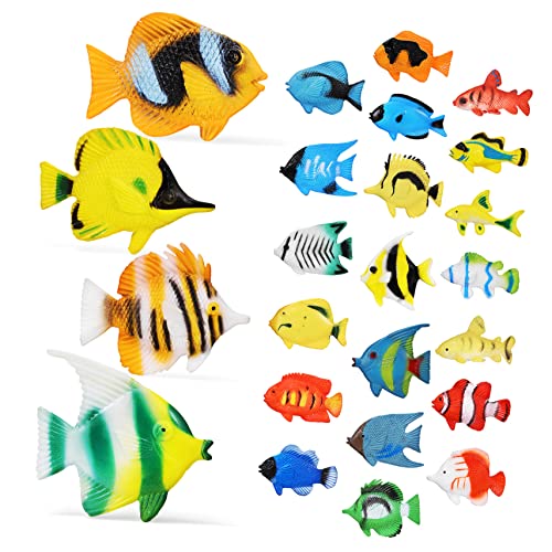Toyvian 24 Stück Meeresfisch Kinderspielzeug Spielzeuge Figuren Für Fischstatuen Fischspielzeug Für Handwerkliche Dekorationen Plastik Toyvian 24 Stück Meeresfisch Kinderspielzeug Spielzeuge Figuren Für Fischstatuen Fischspielzeug Für Handwerkliche Dekorationen Plastik von Toyvian