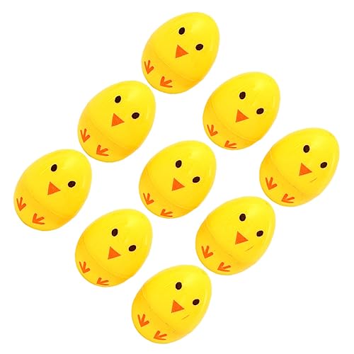 Toyvian 24 Stück Ostern Diy Dekorationen Kinderspielzeug Ei Osterdekorationen Yellow Toyvian 24 Stück Ostern Diy Dekorationen Kinderspielzeug Ei Osterdekorationen Yellow von Toyvian