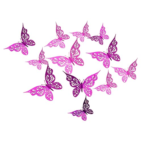 Toyvian 24 Stück Schmetterling Wandtattoo Schmetterlinge Design Home Wandaufkleber Schmetterlingsaufkleber Für Die Wand Schmetterlinge Badezimmeraufkleber Papier Rosy Toyvian 24 Stück Schmetterling Wandtattoo Schmetterlinge Design Home Wandaufkleber Schmetterlingsaufkleber Für Die Wand Schmetterlinge Badezimmeraufkleber Papier Rosy von Toyvian