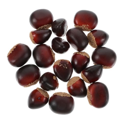Toyvian 24 Stück Simulierte Trockenfrüchte Foto künstliche kastanien weihnachtsfest deko Lebensmittelladen Halloween Tonie vorgibt Essen Hochdruck-Polyethylen Light Brown Toyvian 24 Stück Simulierte Trockenfrüchte Foto künstliche kastanien weihnachtsfest deko Lebensmittelladen Halloween Tonie vorgibt Essen Hochdruck-Polyethylen Light Brown von Toyvian