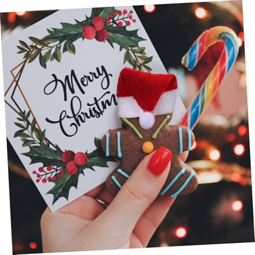 Toyvian 24 Stück Teiliges Mini-weihnachtsmützen aus Langlebigem Material Kleine Rote Lutscherhüte mit Weihnachtsmann-design Wiederverwendbar Dekoration für Süßigkeiten und Festliche Toyvian 24 Stück Teiliges Mini-weihnachtsmützen aus Langlebigem Material Kleine Rote Lutscherhüte mit Weihnachtsmann-design Wiederverwendbar Dekoration für Süßigkeiten und Festliche von Toyvian