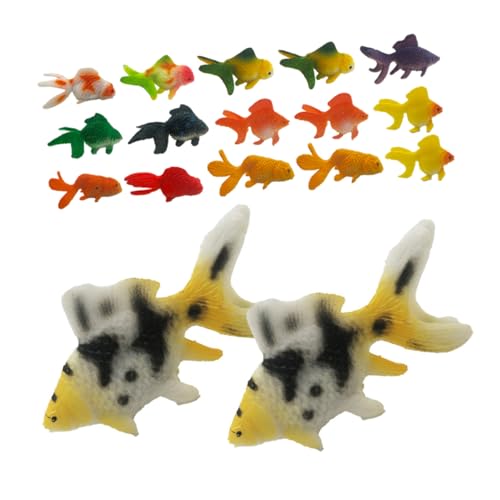 Toyvian 24 Stück Teiliges PVC Goldfischmodell Realistische Miniatur Fischfigur Farbige Aquarium Deko Detaillierte Mini Goldfische für Puppenhaus und Teichgestaltung Vielfältige Toyvian 24 Stück Teiliges PVC Goldfischmodell Realistische Miniatur Fischfigur Farbige Aquarium Deko Detaillierte Mini Goldfische für Puppenhaus und Teichgestaltung Vielfältige von Toyvian