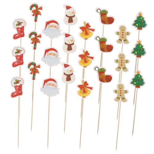 Toyvian 24stücke Weihnachtsfruchtgabeln Einweg-gabeln Für Festliche Anlässe Kreative Snack-sticks Und Cupcake-topper Für Weihnachtsfeiern Und Partys Toyvian 24stücke Weihnachtsfruchtgabeln Einweg-gabeln Für Festliche Anlässe Kreative Snack-sticks Und Cupcake-topper Für Weihnachtsfeiern Und Partys von Toyvian