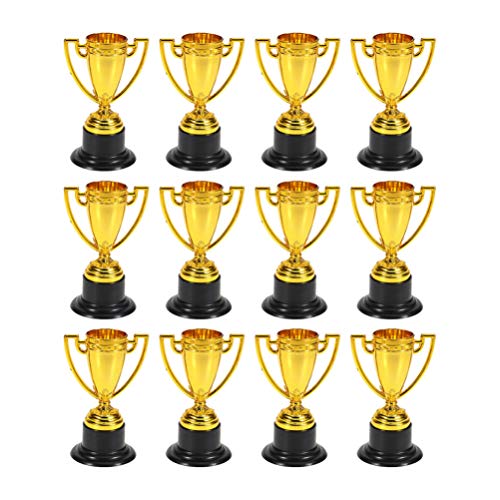 24Pcs Gold Award Trophäe 3. 3 Zoll Mini Trophäen für Kinder Party Favors Wettbewerbe Belohnungen Preise 24Pcs Gold Award Trophäe 3. 3 Zoll Mini Trophäen für Kinder Party Favors Wettbewerbe Belohnungen Preise von Toyvian