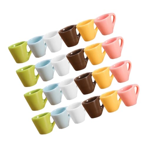 Toyvian 24stücke Miniaturisierte Kaffeetassen Teiliges Aus Kunstharz Für Puppenhaus-küchenzubehör Bunte Cups Für -projekte Kreative Gestaltung Und Spielzeugdekoration Toyvian 24stücke Miniaturisierte Kaffeetassen Teiliges Aus Kunstharz Für Puppenhaus-küchenzubehör Bunte Cups Für -projekte Kreative Gestaltung Und Spielzeugdekoration von Toyvian