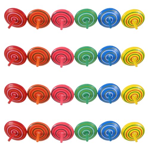 Toyvian 25 Stück Lustiges Holzspielzeug Dekompressionsspielzeug Für Jungen Und Mädchen Hand-Auge-koordination Lernspiel Zufällige Farbe von Toyvian