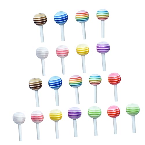 Toyvian 25 Stück Kleiner Lutscher Bunte Lollipop Deko für Puppenhaus Kleiner Hausbedarf für Bastelarbeiten und Dekorationen Toyvian 25 Stück Kleiner Lutscher Bunte Lollipop Deko für Puppenhaus Kleiner Hausbedarf für Bastelarbeiten und Dekorationen von Toyvian