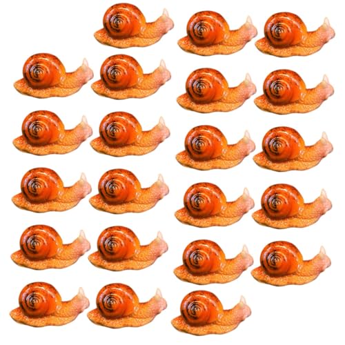 Toyvian 25 Stück Mini-Schnecken-Figuren, Miniatur-Schnecke, Winzige Harzschnecken, Moos-landschaftsschnecken Toyvian 25 Stück Mini-Schnecken-Figuren, Miniatur-Schnecke, Winzige Harzschnecken, Moos-landschaftsschnecken von Toyvian