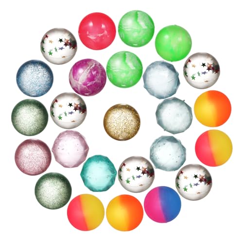 Toyvian 25 Stück Spielzeugball springball für Bouncy Ball für Bälle für Bällebad Springen sensorisch prallen Party Hüpfbälle Masse farbige Kugeln Karnevalspreise Gummi Toyvian 25 Stück Spielzeugball springball für Bouncy Ball für Bälle für Bällebad Springen sensorisch prallen Party Hüpfbälle Masse farbige Kugeln Karnevalspreise Gummi von Toyvian