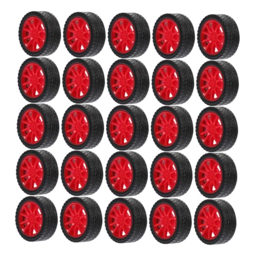 Toyvian 25 Stück Spielzeugräder DIY Auto für Bastelprojekte Gummireifen für Modellautos Robuste und Langlebige für Kreative Aktivitäten für Hand Augen Koordination und Motorische Toyvian 25 Stück Spielzeugräder DIY Auto für Bastelprojekte Gummireifen für Modellautos Robuste und Langlebige für Kreative Aktivitäten für Hand Augen Koordination und Motorische von Toyvian
