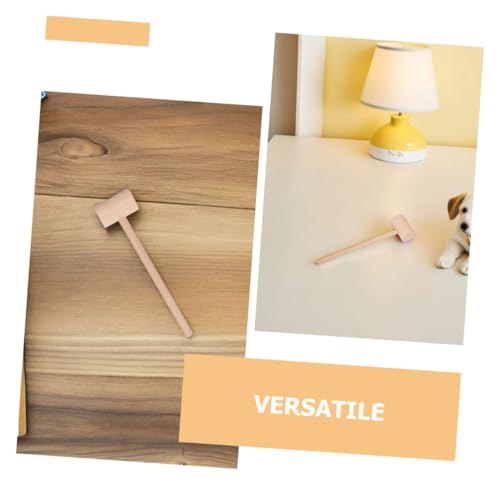 Toyvian 25 Stück Teiliges Mini Holzhammer für Natürliche Robuste Holzmallets für Muschelspiele Pädagogisches Werkzeug für Hand Auge Koordination für Lernspiele und Familienaktivitäten von Toyvian
