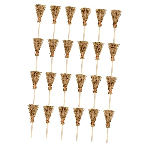 Toyvian 25Stücke Mini Besen Für Puppenhaus Dekorative Besen Aus Stroh Ornamente Für Puppenküchen Und Mini Landschaften Toyvian 25Stücke Mini Besen Für Puppenhaus Dekorative Besen Aus Stroh Ornamente Für Puppenküchen Und Mini Landschaften von Toyvian