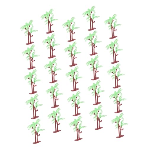 Toyvian 25St Simulationsbaummodell Giraffenkostüm Halloween-Tassen Disco-Herzstück für den Tisch Fee tortendeko einschulung Modellbaum Mini-Landschaftsbaum dreidimensional Palme Ornamente von Toyvian
