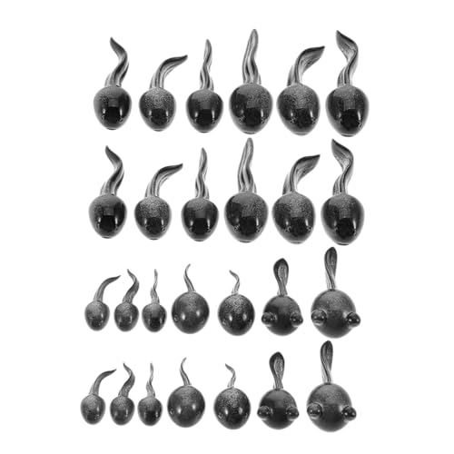 Toyvian 26 Stück Mikrolandschafts Kaulquappen Aquarium Ornamente Kleine Tierfiguren Moos Mikrolandschafts Ornamente Miniatur Landschaftsdekoration Mikrolandschafts Tier Ornamente von Toyvian