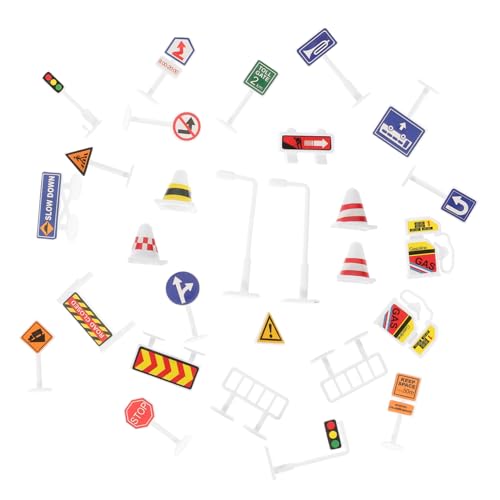 Toyvian 28 Stück Teiliges Verkehrsschilder Set für Pädagogisches zur Verkehrserziehung mit Straßenschildern Sicheres und Langlebiges Lernspielzeug für Kindergarten und Partys Toyvian 28 Stück Teiliges Verkehrsschilder Set für Pädagogisches zur Verkehrserziehung mit Straßenschildern Sicheres und Langlebiges Lernspielzeug für Kindergarten und Partys von Toyvian