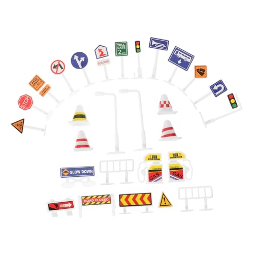 Toyvian Spielzeug Für Die Früherziehung Verkehrszeichen-spielzeugset Für Jungen Und Mädchen 28-teilig Mini-verkehrszeichen-Spielzeug Für Kleinkinder Vorschulspielzeug Toyvian Spielzeug Für Die Früherziehung Verkehrszeichen-spielzeugset Für Jungen Und Mädchen 28-teilig Mini-verkehrszeichen-Spielzeug Für Kleinkinder Vorschulspielzeug von Toyvian