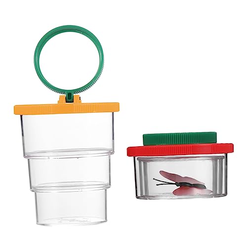 Toyvian 2Er-Packung Beobachtungsbox für Insekten Insektenbeobachter sensorisches Gerät Beobachtungsset outdoorspielzeug Outdoor Beobachtungskäfige Lupe Fall Acryl rot Toyvian 2Er-Packung Beobachtungsbox für Insekten Insektenbeobachter sensorisches Gerät Beobachtungsset outdoorspielzeug Outdoor Beobachtungskäfige Lupe Fall Acryl rot von Toyvian