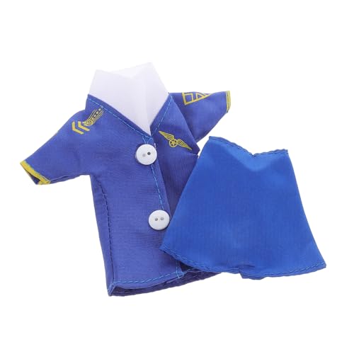 Toyvian 2Er Set Puppen kostüme puppenkleidung Puppen Outfit Set Zubehör für Flugbegleiter für Stewardess-Zubehör Puppenkostüm für Flugzeugkostüm Stewardess-Kostüm Stoff Blue Toyvian 2Er Set Puppen kostüme puppenkleidung Puppen Outfit Set Zubehör für Flugbegleiter für Stewardess-Zubehör Puppenkostüm für Flugzeugkostüm Stewardess-Kostüm Stoff Blue von Toyvian