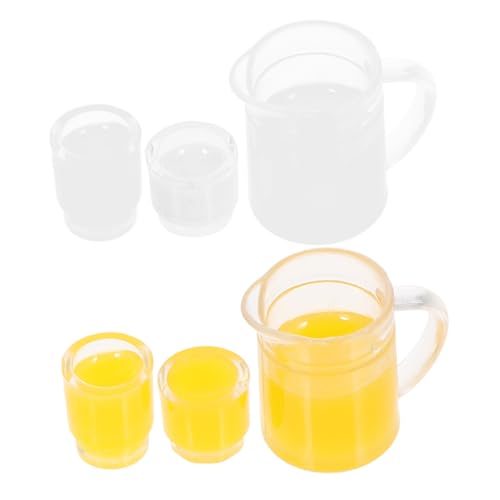 Toyvian 2Sätze Miniatur Milch und Saftset für Puppenhaus Teiliges Zubehör für Realistische Dekoration für Küche und Wohnzimmer Lebendige Farben für Einen Charmanten Look Toyvian 2Sätze Miniatur Milch und Saftset für Puppenhaus Teiliges Zubehör für Realistische Dekoration für Küche und Wohnzimmer Lebendige Farben für Einen Charmanten Look von Toyvian